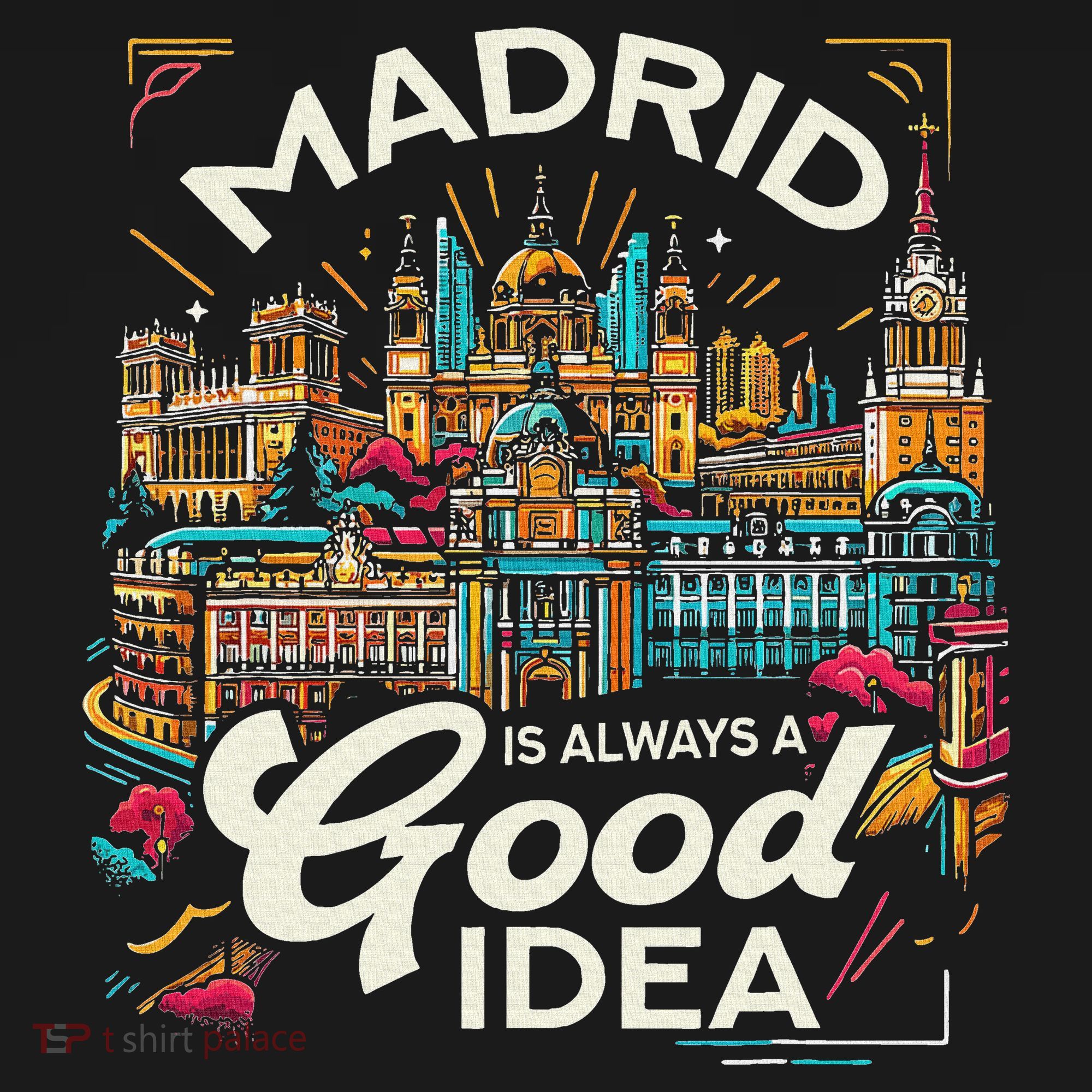 Madrid Spain Travel Vacation Europe I Love Madrid Sweatshirt