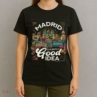Madrid Spain Travel Vacation Europe I Love Madrid T-Shirt thumb 4