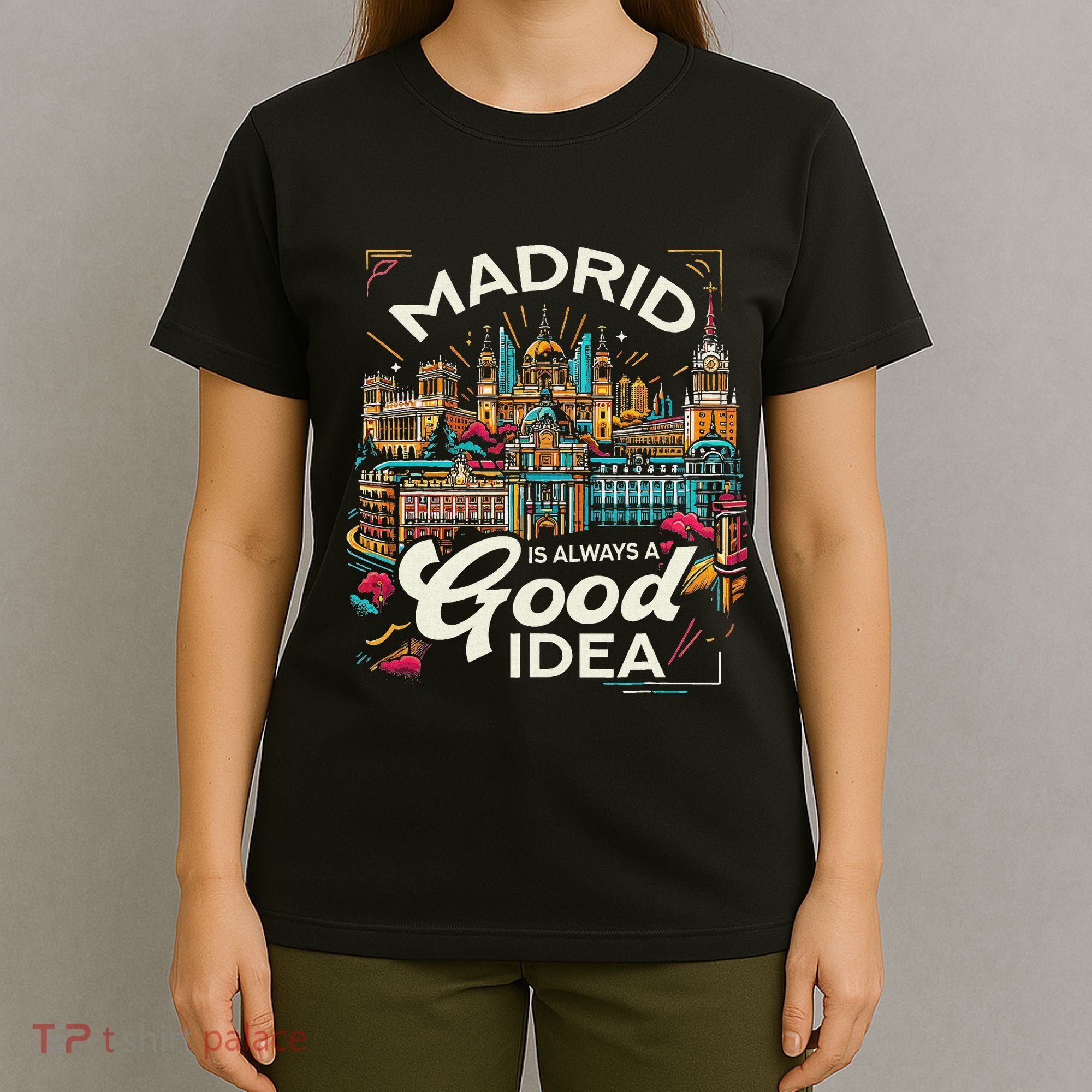 Madrid Spain Travel Vacation Europe I Love Madrid T-Shirt