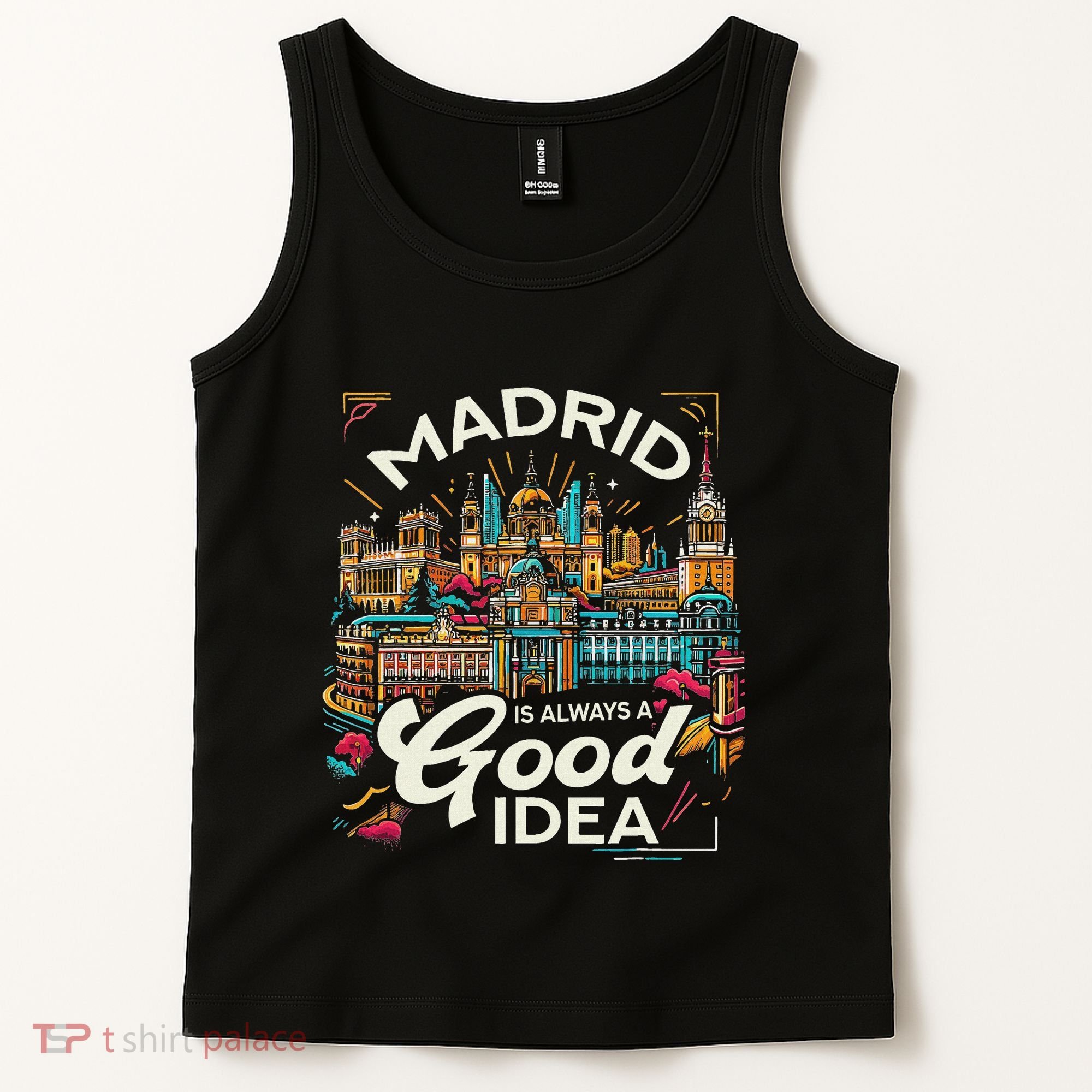 Madrid Spain Travel Vacation Europe I Love Madrid Tank Top