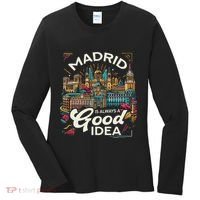 Madrid Spain Travel Vacation Europe I Love Madrid Women's Long Sleeve Shirt thumb 0