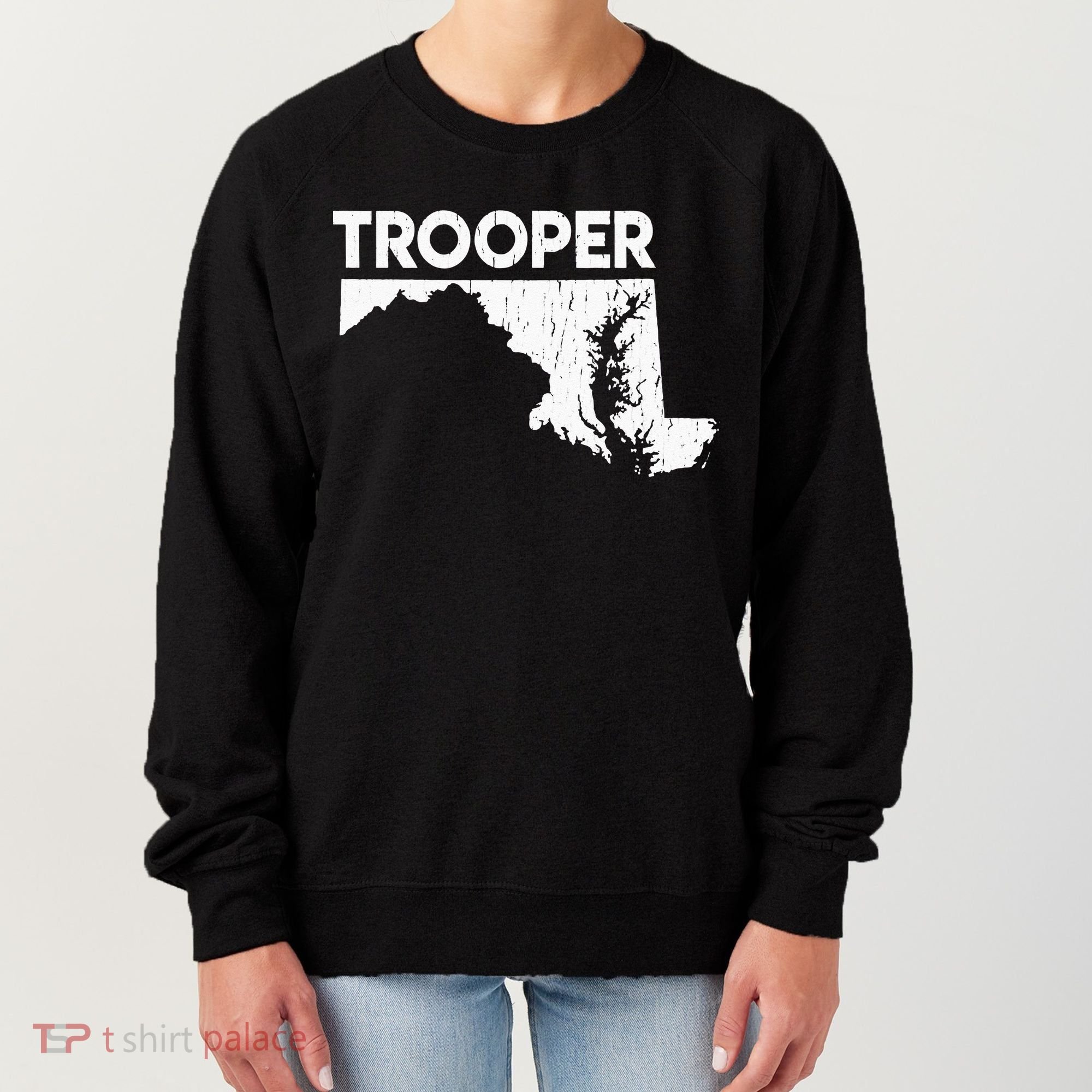 Maryland State Trooper State Police Women's Sweatshirt