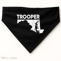 Maryland State Trooper State Police USA-Made Doggie Bandana thumb 0