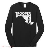 Maryland State Trooper State Police Long Sleeve Shirt thumb 0