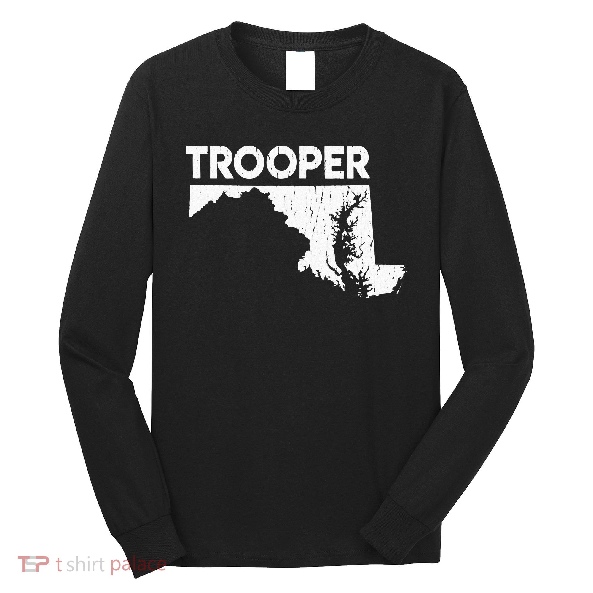 Maryland State Trooper State Police Long Sleeve Shirt