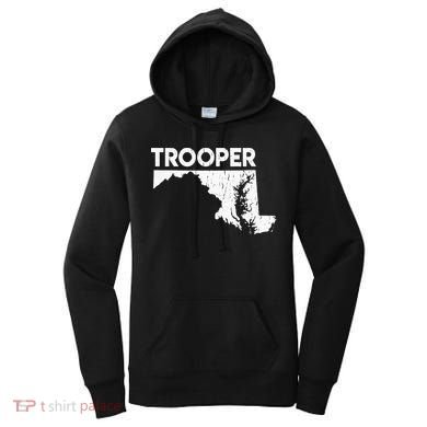 Maryland State Trooper State Police Women's Hoodie