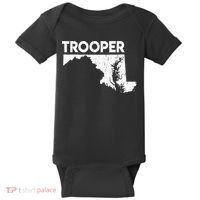 Maryland State Trooper State Police Baby Bodysuit thumb 0