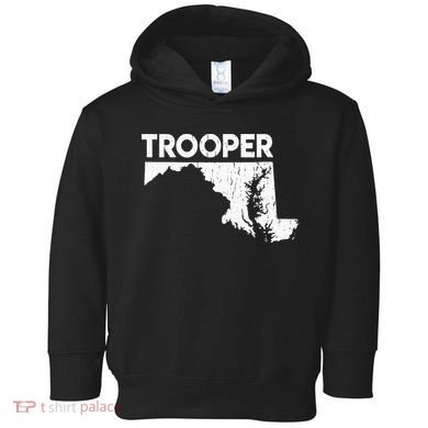 Maryland State Trooper State Police Toddler Hoodie