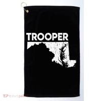 Maryland State Trooper State Police Golf Towel thumb 0