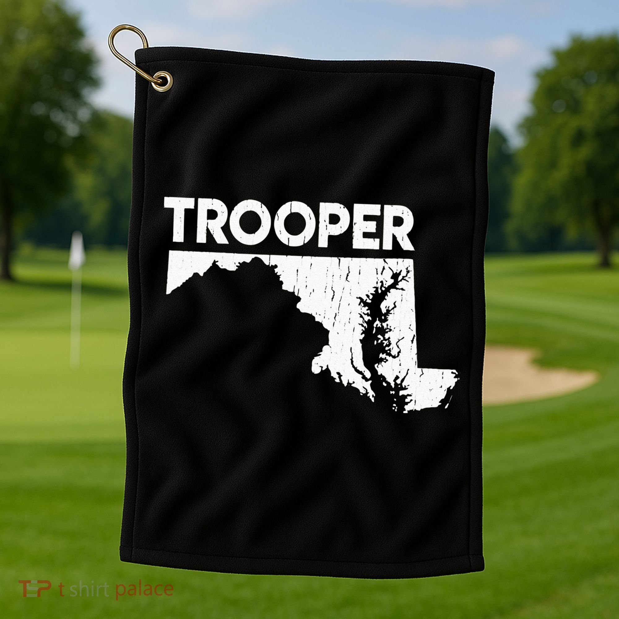 Maryland State Trooper State Police Golf Towel
