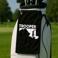 Maryland State Trooper State Police Golf Towel thumb 2