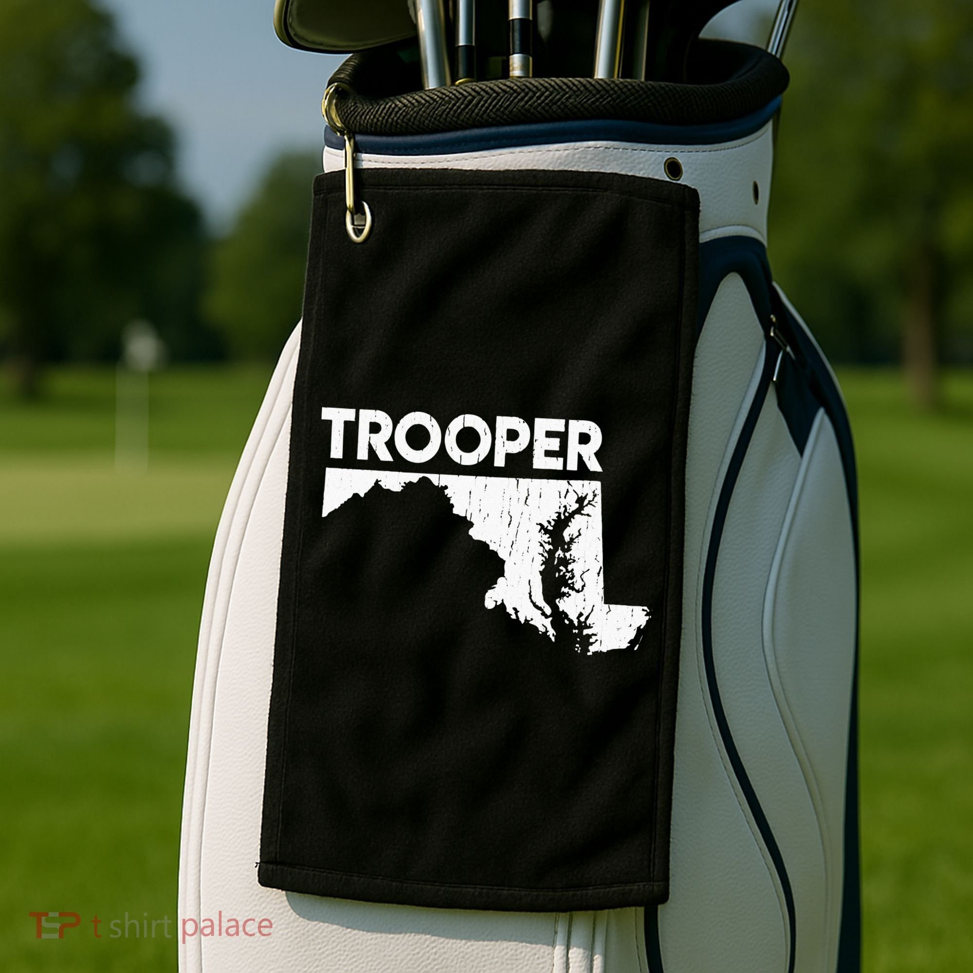 Maryland State Trooper State Police Golf Towel