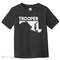 Maryland State Trooper State Police Toddler T-Shirt thumb 0