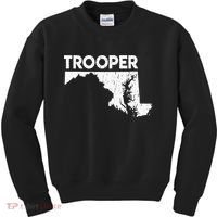 Maryland State Trooper State Police Kids Sweatshirt thumb 0