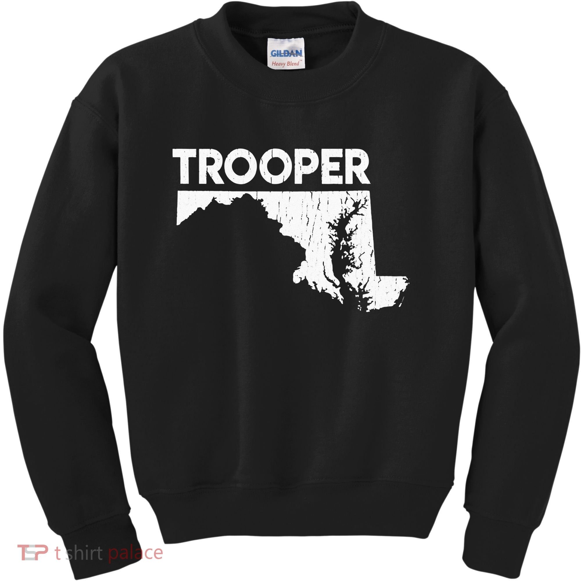 Maryland State Trooper State Police Kids Sweatshirt