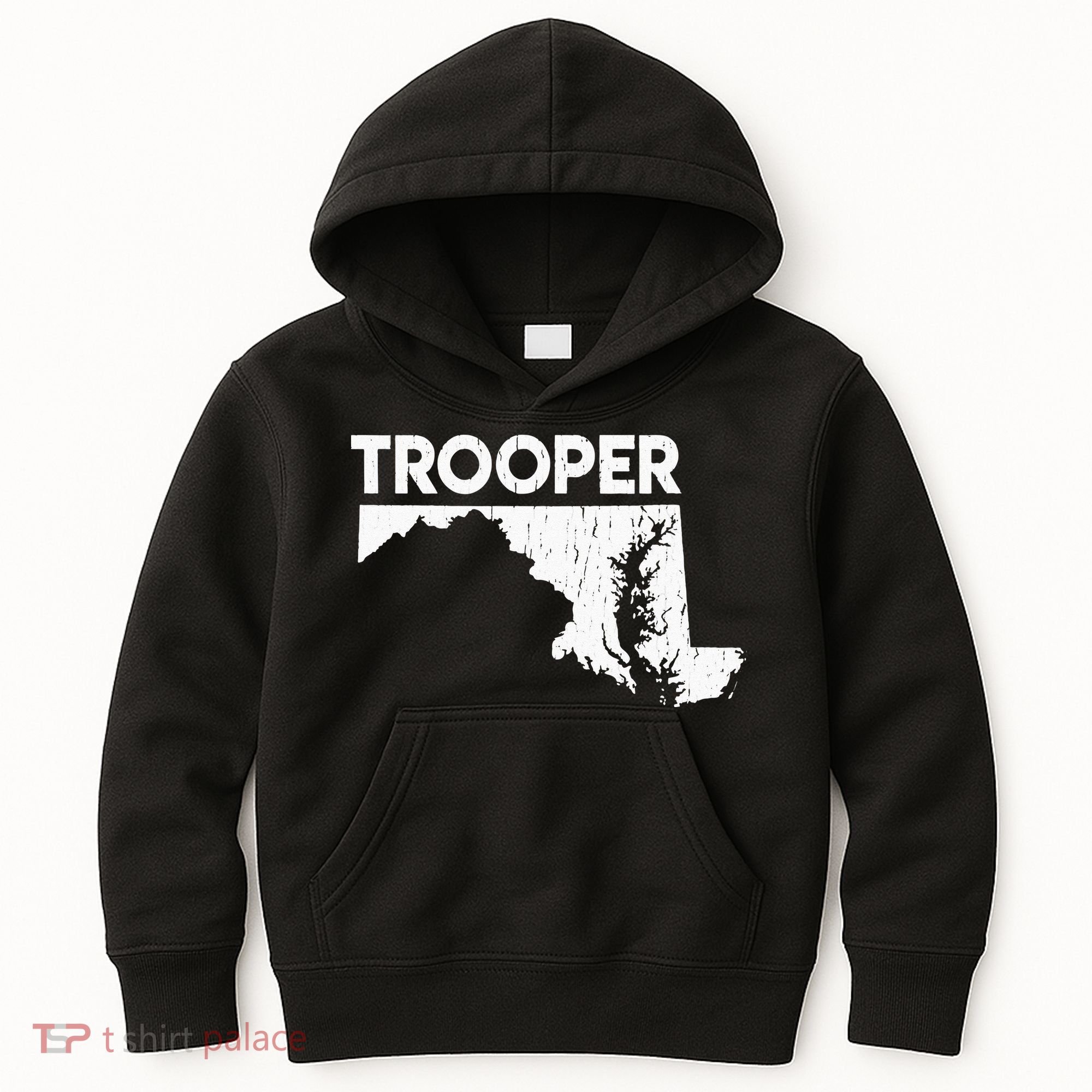 Maryland State Trooper State Police Kids Hoodie
