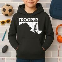 Maryland State Trooper State Police Kids Hoodie thumb 2