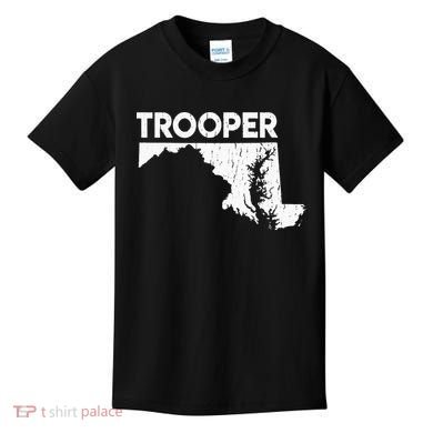 Maryland State Trooper State Police Kids T-Shirt