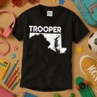 Maryland State Trooper State Police Kids T-Shirt thumb 3