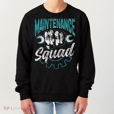 Maintenance Squad Technician Worker Maintenance Man Women's Sweatshirt