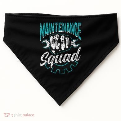 Maintenance Squad Technician Worker Maintenance Man USA-Made Doggie Bandana
