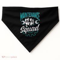 Maintenance Squad Technician Worker Maintenance Man USA-Made Doggie Bandana thumb 0