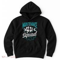 Maintenance Squad Technician Worker Maintenance Man Hoodie thumb 0