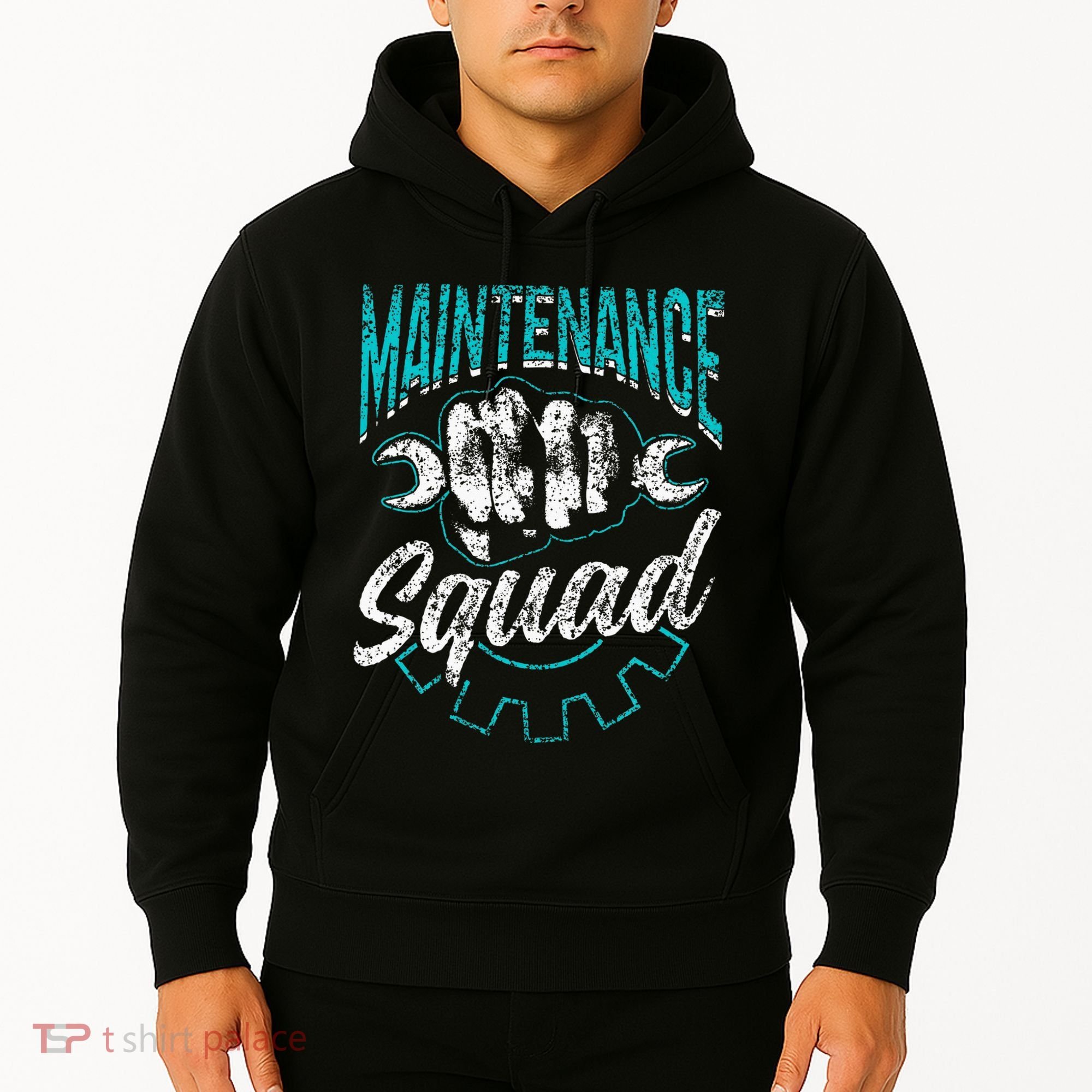 Maintenance Squad Technician Worker Maintenance Man Hoodie