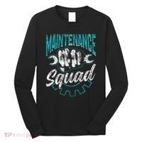Maintenance Squad Technician Worker Maintenance Man Long Sleeve Shirt thumb 0