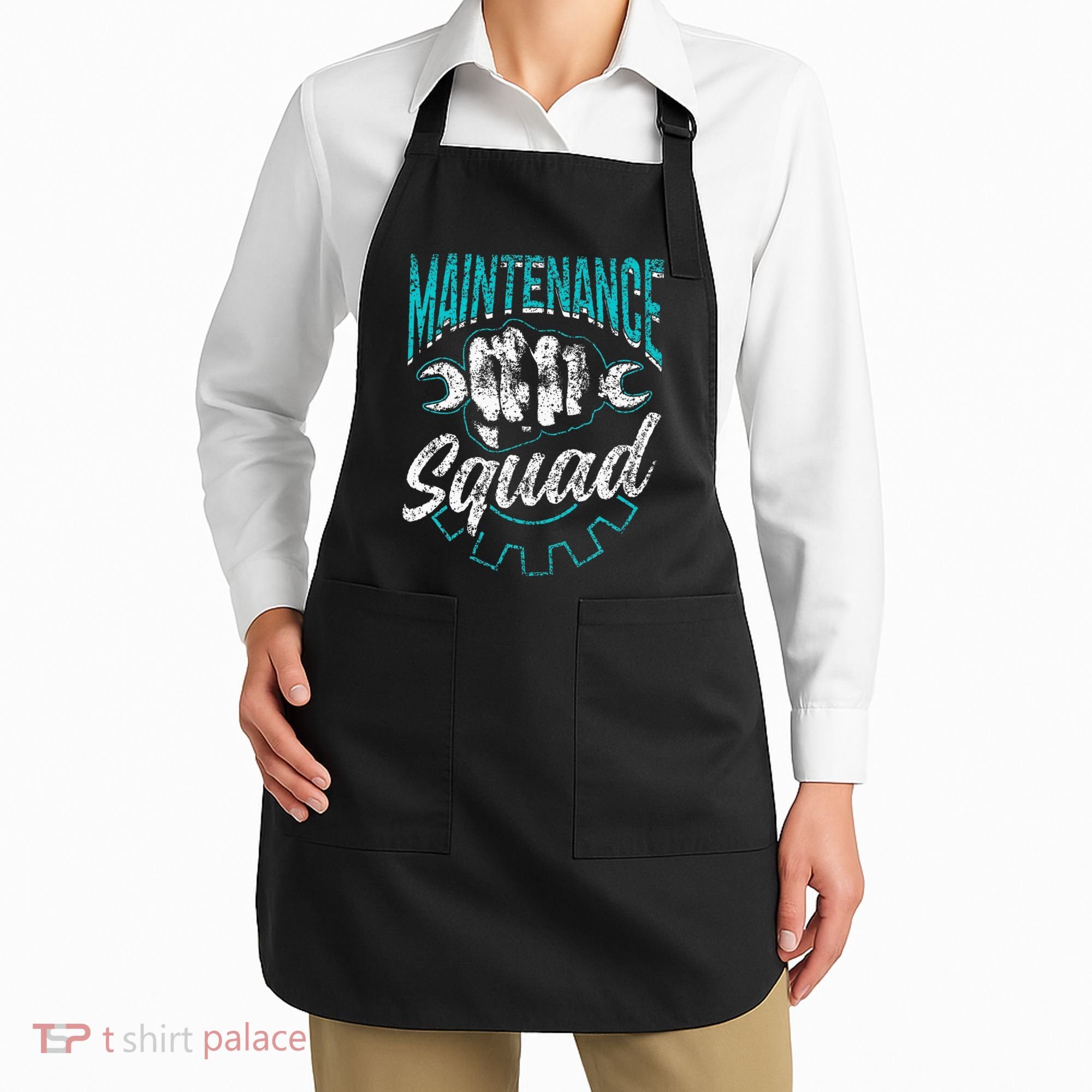 Maintenance Squad Technician Worker Maintenance Man Apron