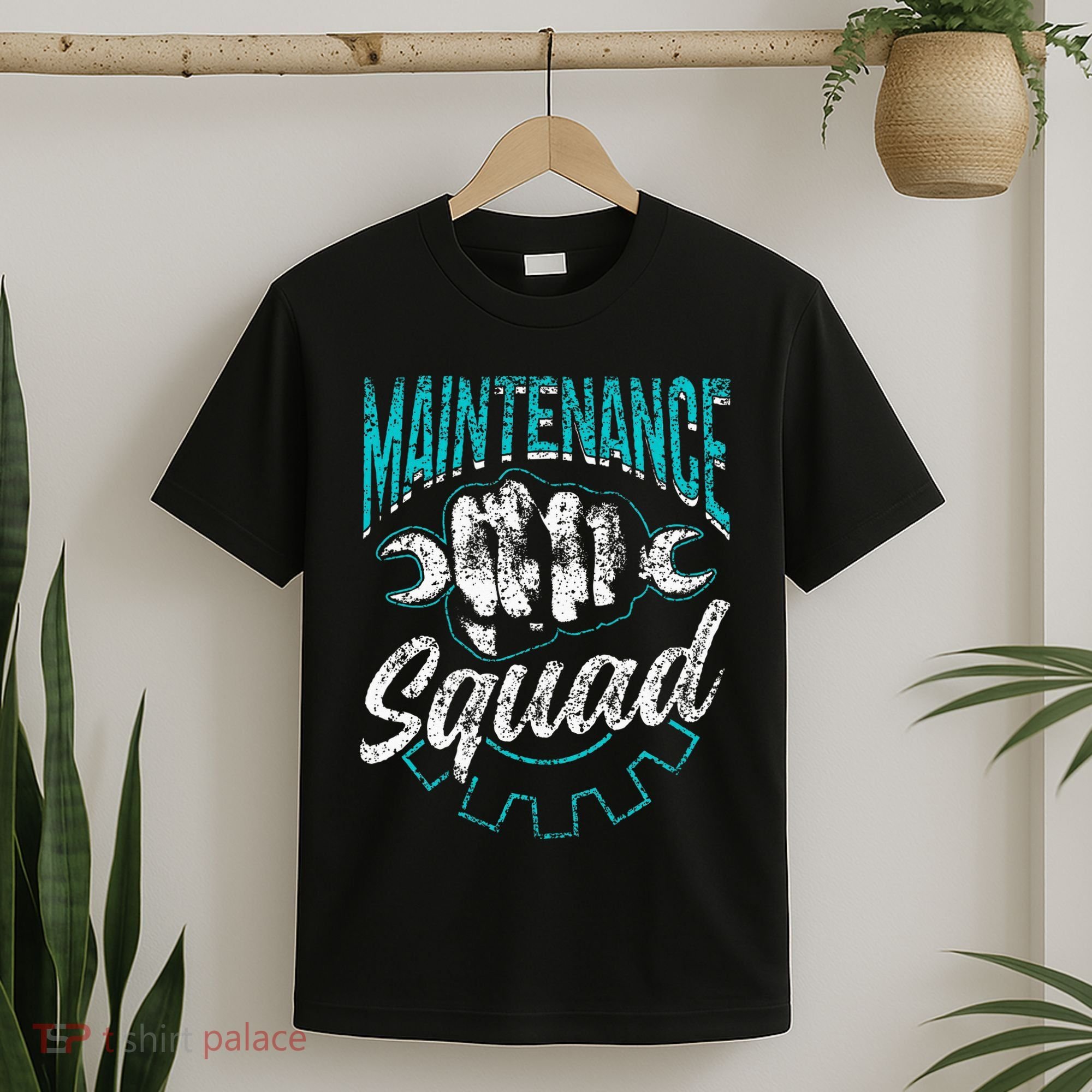Maintenance Squad Technician Worker Maintenance Man T-Shirt