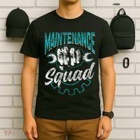 Maintenance Squad Technician Worker Maintenance Man T-Shirt thumb 6