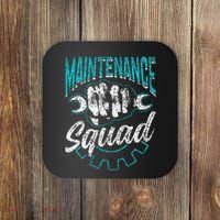 Maintenance Squad Technician Worker Maintenance Man Coaster thumb 0