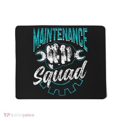 Maintenance Squad Technician Worker Maintenance Man Mousepad