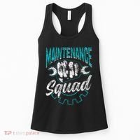 Maintenance Squad Technician Worker Maintenance Man Women's Tank Top thumb 0