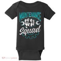 Maintenance Squad Technician Worker Maintenance Man Baby Bodysuit thumb 0