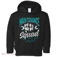 Maintenance Squad Technician Worker Maintenance Man Toddler Hoodie thumb 0