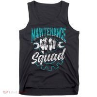Maintenance Squad Technician Worker Maintenance Man Tank Top thumb 0