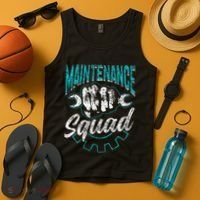 Maintenance Squad Technician Worker Maintenance Man Tank Top thumb 4