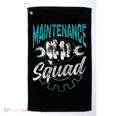 Maintenance Squad Technician Worker Maintenance Man Golf Towel