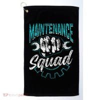 Maintenance Squad Technician Worker Maintenance Man Golf Towel thumb 0