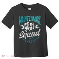 Maintenance Squad Technician Worker Maintenance Man Toddler T-Shirt thumb 0
