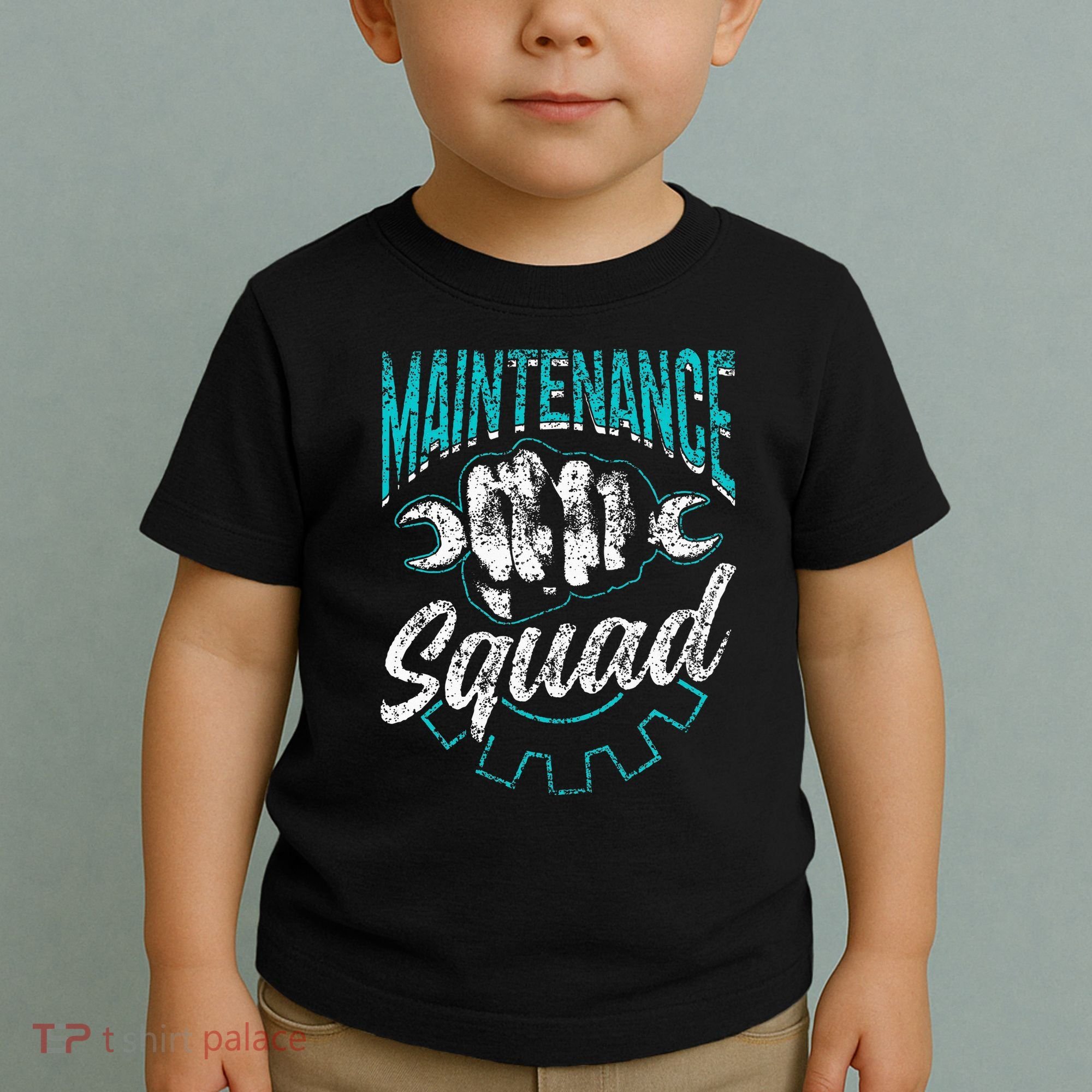 Maintenance Squad Technician Worker Maintenance Man Toddler T-Shirt
