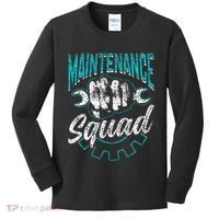 Maintenance Squad Technician Worker Maintenance Man Kids Long Sleeve Shirt thumb 0