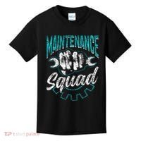 Maintenance Squad Technician Worker Maintenance Man Kids T-Shirt thumb 0