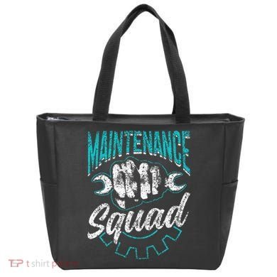 Maintenance Squad Technician Worker Maintenance Man Tote Bag