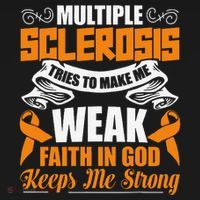 Multiple Sclerosis Tries To Make Me Weak Faith In God Toddler Hoodie thumb 2