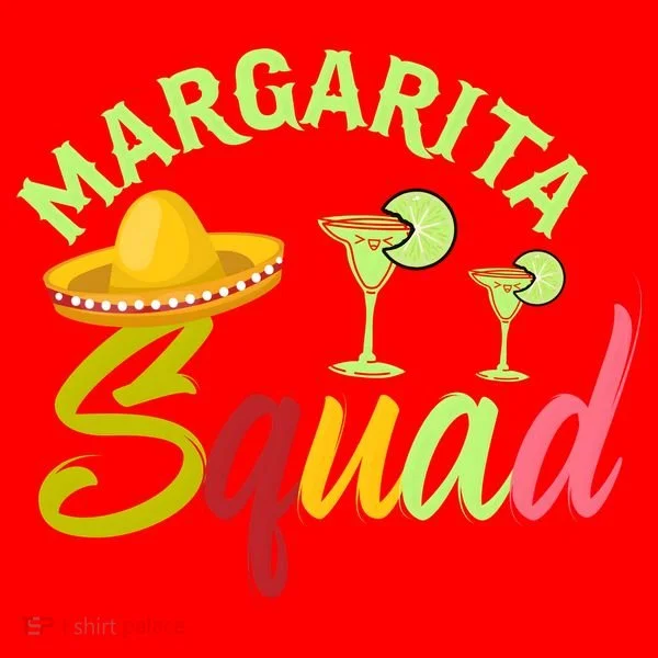 Margarita Squad T Santa Hat