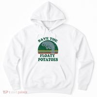 Manatee Save The Floaty Potatoes Funny Chubby Mermaid Hoodie thumb 0