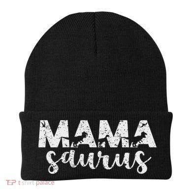 Mama Saurus T Rex Dinosaur Mama Saurus Mother's Day Best Mom Beanie